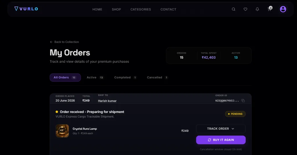 Order Tracking